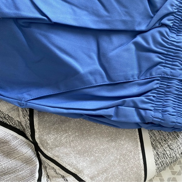 ALL HEART BASICS SCRUB PANTS 2 POCKETS ON FRONT- ROYAL BLUE - Picture 7 of 8